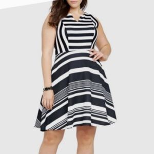 Torrid Striped Midi Dress
